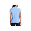 Under Armour Vanish Seamless Solid Loose Short Sleeve T-Shirt Women Tops Sky-Blue 1384406-465