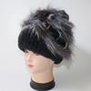 Winter Hand Knitted Real Rex Rabbit Fur Hat Women Warm Quality Rex Rabbit Fur Hats With Fox Fur Lady Natural Soft Real Fur Caps