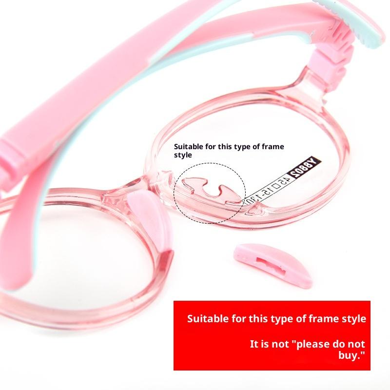1 Pair Children Silicone Glasses Nose Pads Soft Non Slip Air Cushion Nose Holder Insert Nose Pad For Glasses Eyewear Accessories