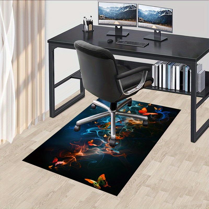 1pc. Colorful Butterfly Home Decor Rug, Office Carpet, Chair Mat, Outdoor Rug Gift for Nature Lovers