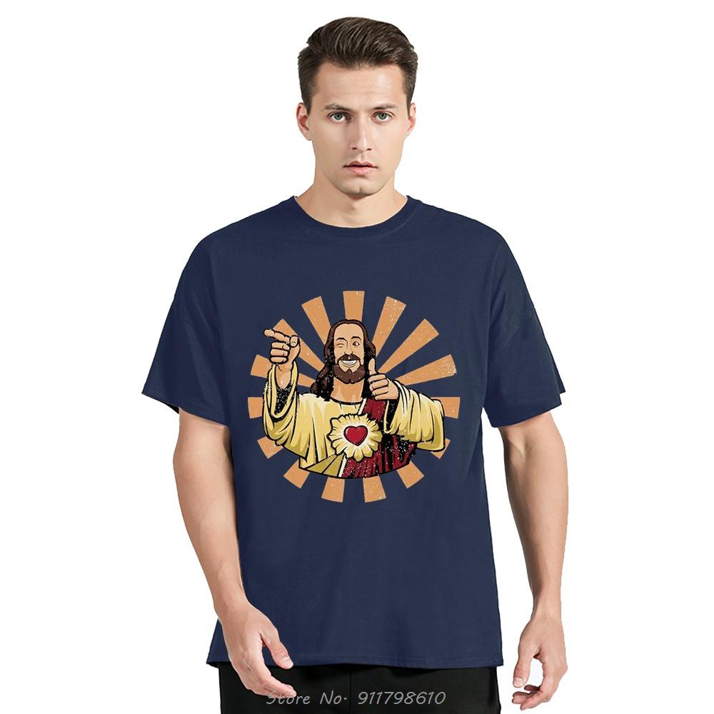 Buddy Christ Vintage 90s Cool Jesus Religious Christian T Shirt Fitness Clothing Sales Unisex T-shirt Unisex O-Neck Tshirt