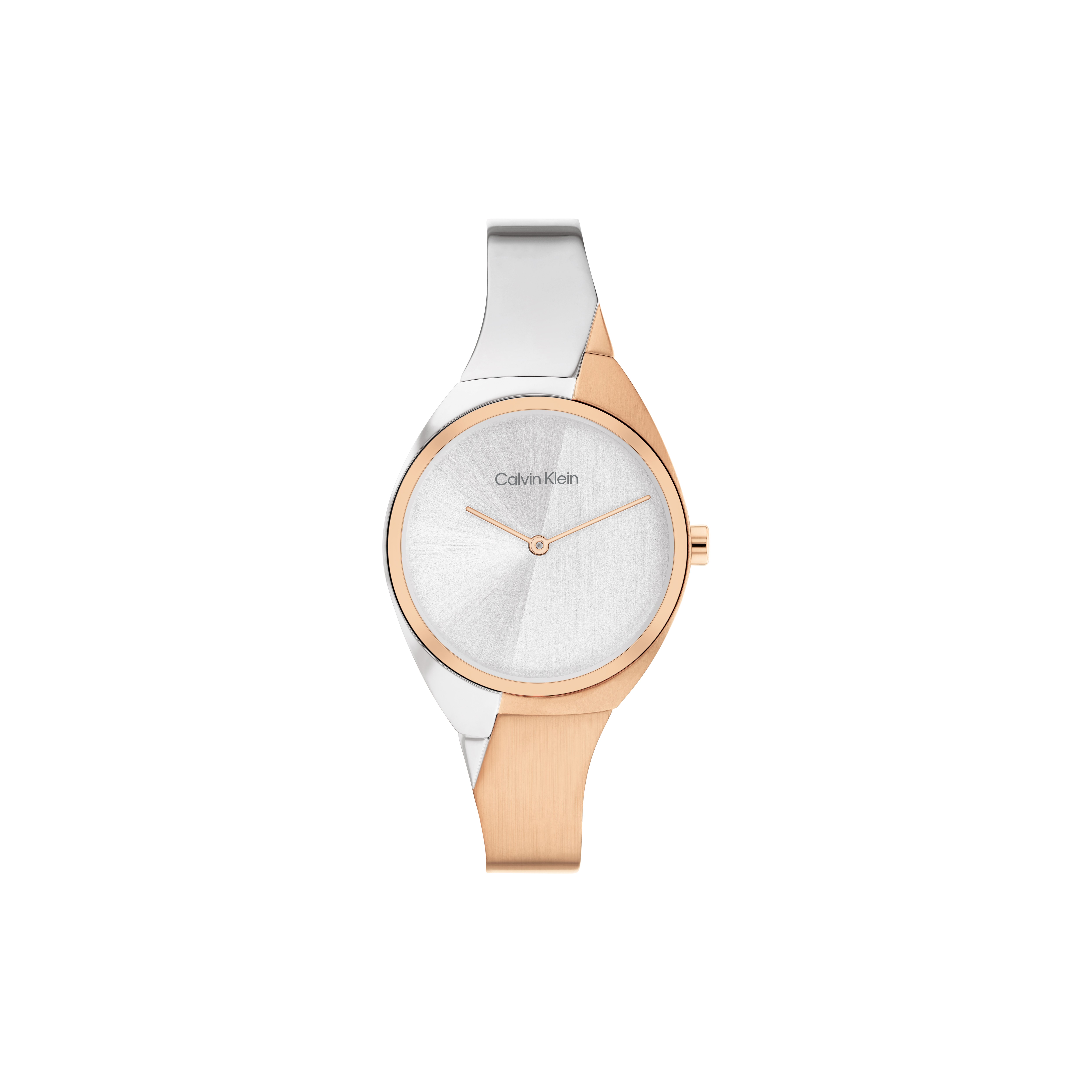 

Calvin Klein CK Dual Bracelet Style Two-Tone Steel Watch Women watches Silver 25200237 Regular Watch Box,Gold Silver Strap