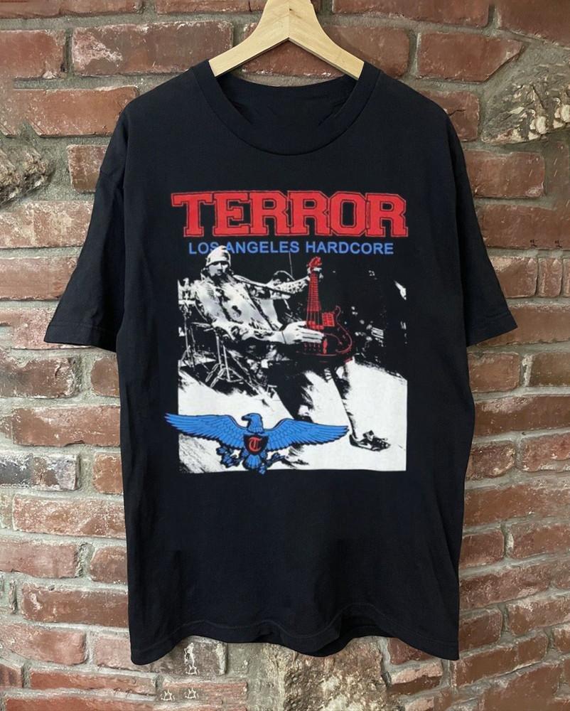 

Band Vintage Terror Los Angeles hardcore Unisex Tee Shirt DI1125 Unisex T-Shirt M