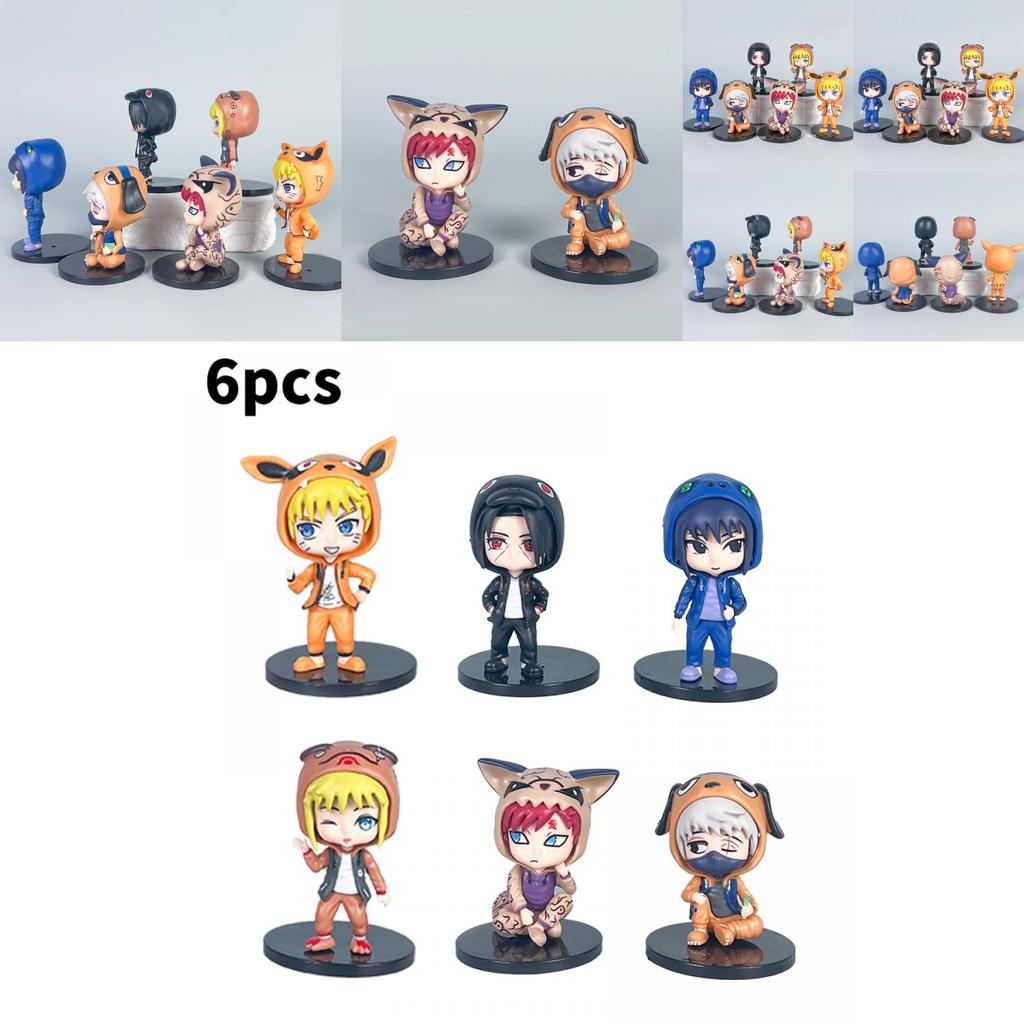 Naruto Pvc Articulated Figures With 7-9cm Style For Collectors And Display