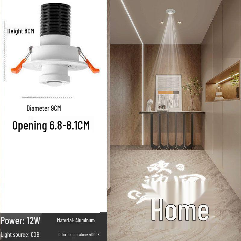 Embedded Entryway Downlight Spotlight for Hallway and Living Room Entrance