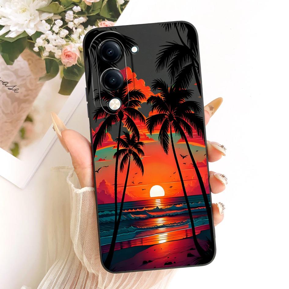 Case For Vivo Y04 Y29s Y19e Y19 2025 Cover V2430 V2446 V2432 Cute Cartoon Cat Rabbit Soft Cover For Vivo T4 Lite V2509 Protector