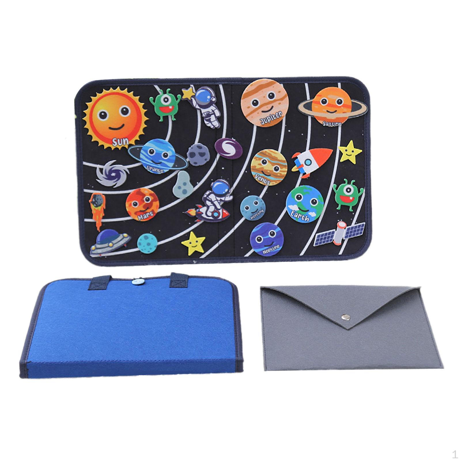 Набор сенсорной доски Монтессори Игрушка Раннее развитие Просвещение Обучение Преподавание для спальни Sky