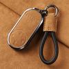 For LUXEED R7 Car Key Case Cover Set Zhijie S7 All-inclusive Flip Fur Hongmeng Zhixing Pure Electric Buckle Suede Case
