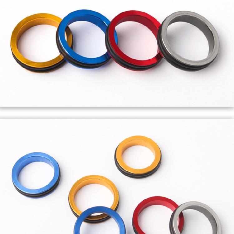 Light Weight Aluminum Alloys Line Management Rings Fishing Line Knot Puller Assist Tool Antislip Finger Rings Enduring