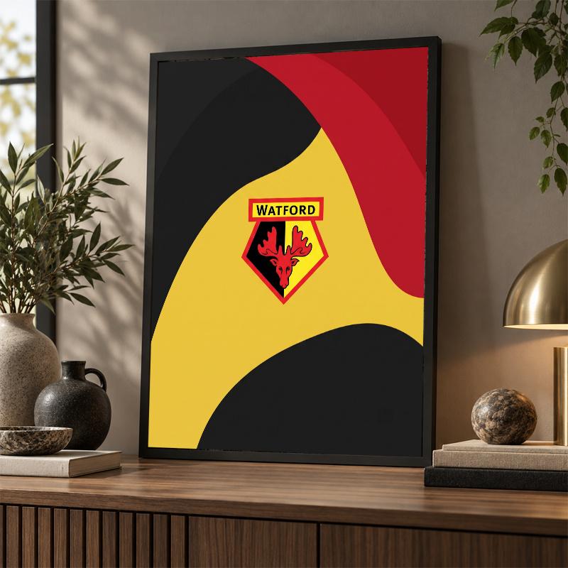 Watford Football Diamond Painting Kit 5D Full Drill DIY Diamond Mosaic Wall Art Home Decor