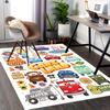 1pz Tappeto Tappetino Avventura su Terra Cars per Camera da Letto Soggiorno Decorazione Divano Area Giochi Casa Tappetino Antiscivolo. D0730018