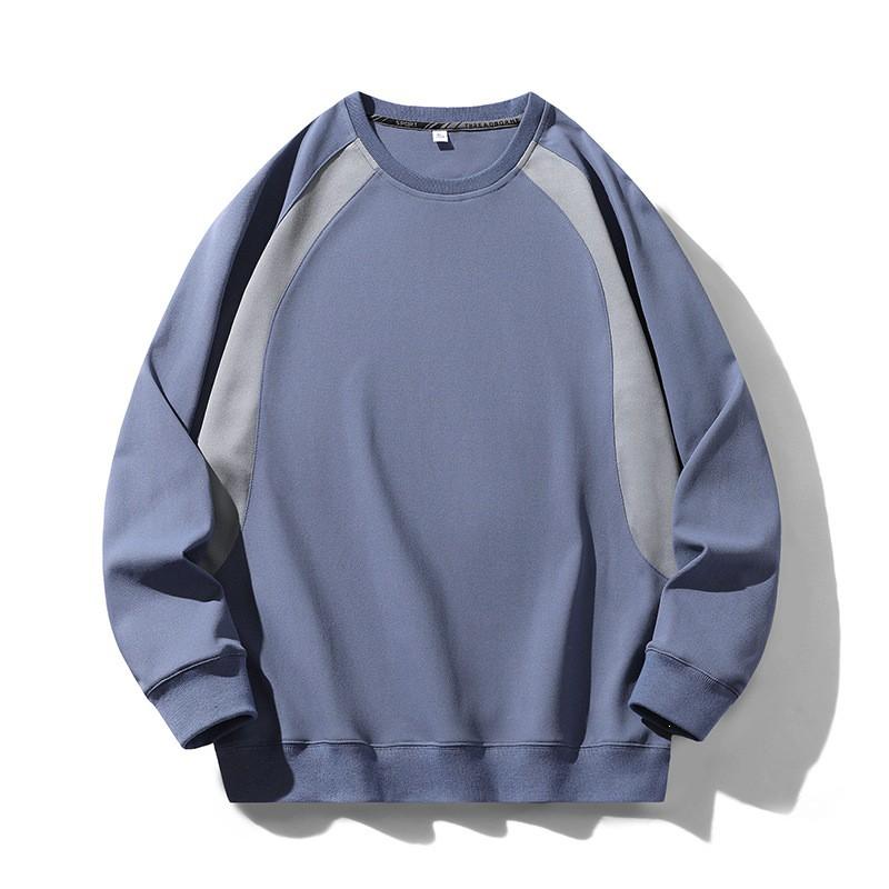 Mens Long Sleeve T Shirt Casual Trendy Round Neck Loose Fit Inner Top