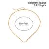 KunJoe Classic Stainless Steel 18K Gold Plated Beaded Necklace Women Simple Imitation Pearl Handmade Choker Wedding Jewelry Gift