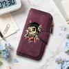 Cool Skull Pattern Long Wallet Fashion Multi Slot Portable Casual Purse