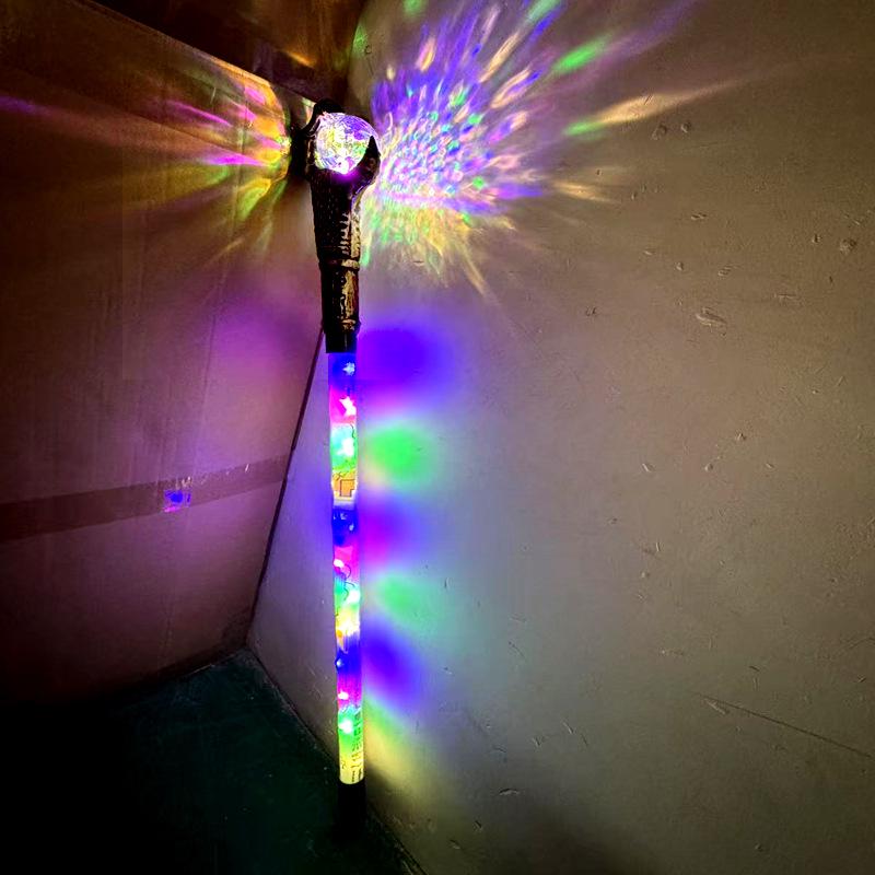 Glow-in-the-Dark Halloween Demon King Scepter Cane Wand