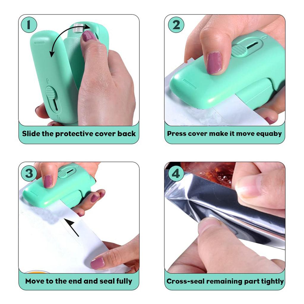 2-in-1 Portable Cutting Machine Handheld Vacuum Bag Sealing Machine For Plastic Bags