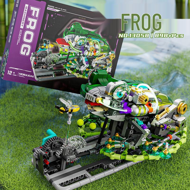 

13058 Механическая лягушка модель насекомого: Развивающий конструктор для мальчиков