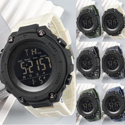 Men's Digital Watch Sports Electronic Watch With Luminous Display, Running Timer, Alarm Clock, Resistant Fitness Watch For Outdoor Activities