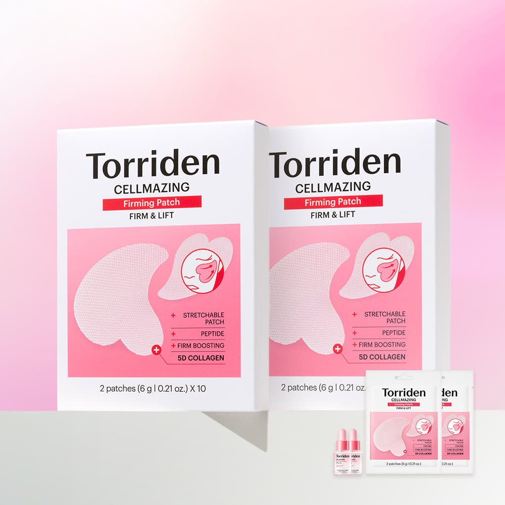 

Torriden Cellmazing Low Molecular Firming Patch 10pcs x2 + Pore Ampoule 10ml x2 Set (Firming Patch)