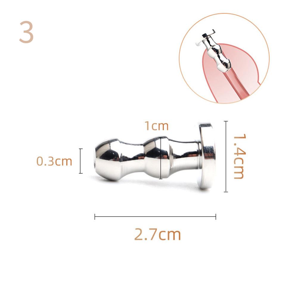 Male Urethral Sounds Dilator Stainless Steel Urethral Sounding Tripe Beads Penis Plug for Men Urethra Stimulate Sex Toys Sexshop