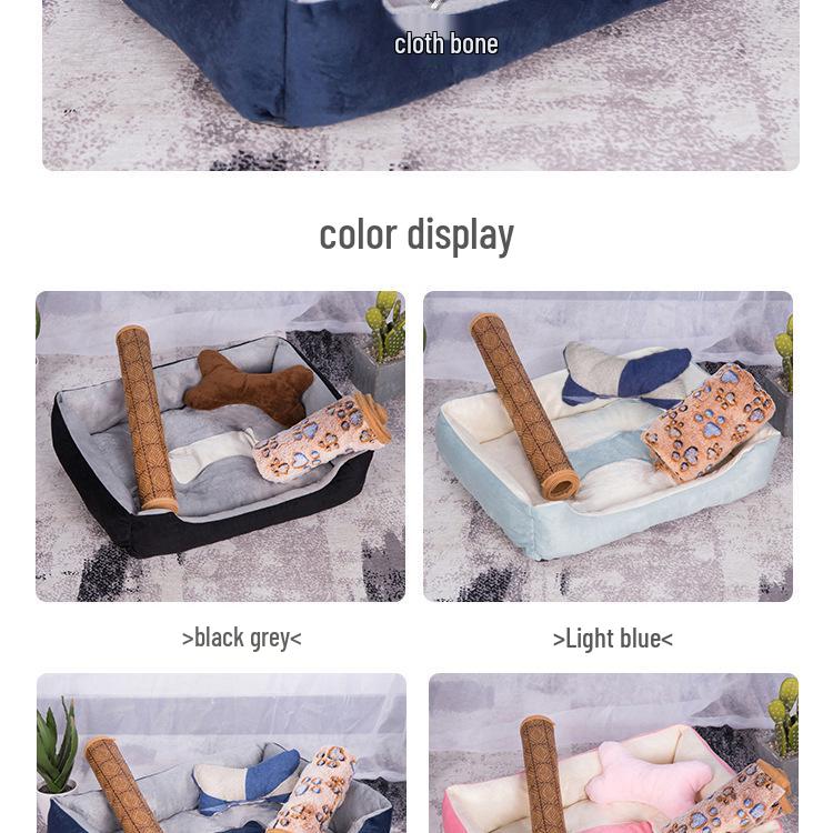 Four Seasons Universal Pet Nest: Warm Cushion for Large Dogs & Cats