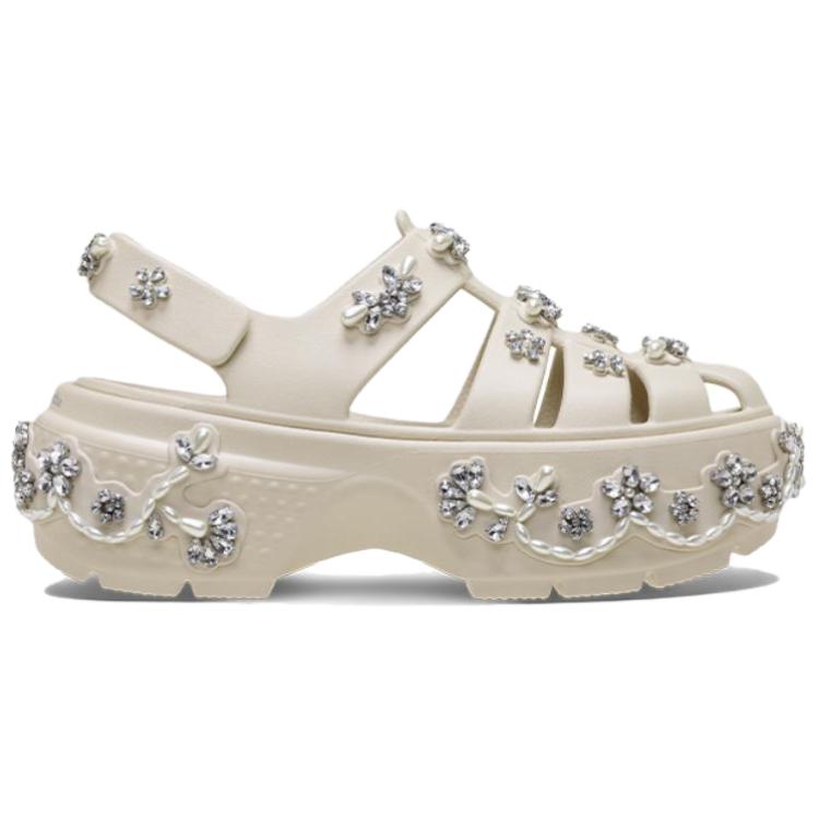 Simone Rocha X Crocs Stomp Fisherman Sandal Stucco Unisex Sneakers Cream 211428-160