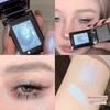 Fairy Crystal Single Color Eyeshadow Low Saturation Gray Pink Rose Noble and Luxurious Pink with Fine Diamond Shimmer Smokey Look