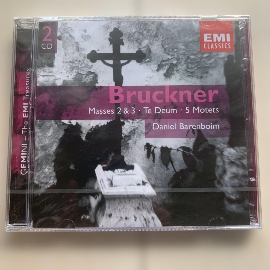 

[USED] 2-CD set of Bruckner s Masses No. 2 and 3, Te Deum, and more, conducted by Barenboim.
