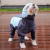 Full Coverage 4-Leg Raincoat Small To Medium Dogs Waterproof Breathable Pet Rain Suit