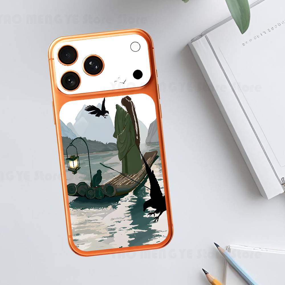 

Lotus Tower Li Lianhua Plain Decal Skin For IPhone17 Pro ProMax Back Film Cover Wrap Anti-scratch Durable Sticker iPhone17promax