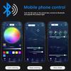 Colorful LED Car Interior Hidden App Remote Control Atmosphere Lamp USB Car Ambient Light Acrylic Strips Dashboard Lights RGB
