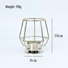 Luxury Cross-Border Iron Candle Holder for Romantic Dinner & Christmas Decoration
