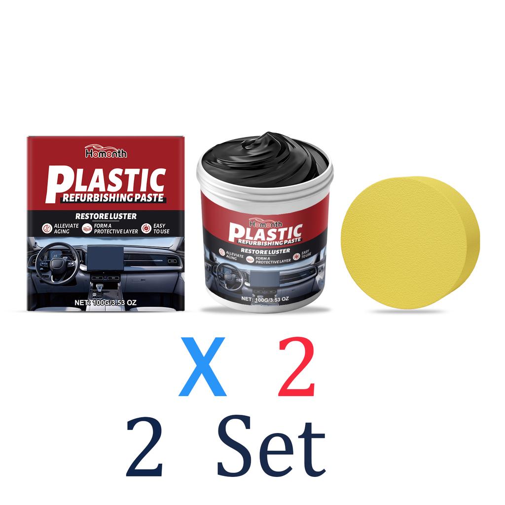 Car Interior Plastic Revitalizing Paste Gentle Yet Effective Cleaner Restores Original Colour Texture To Aged Dash Non Abrasive