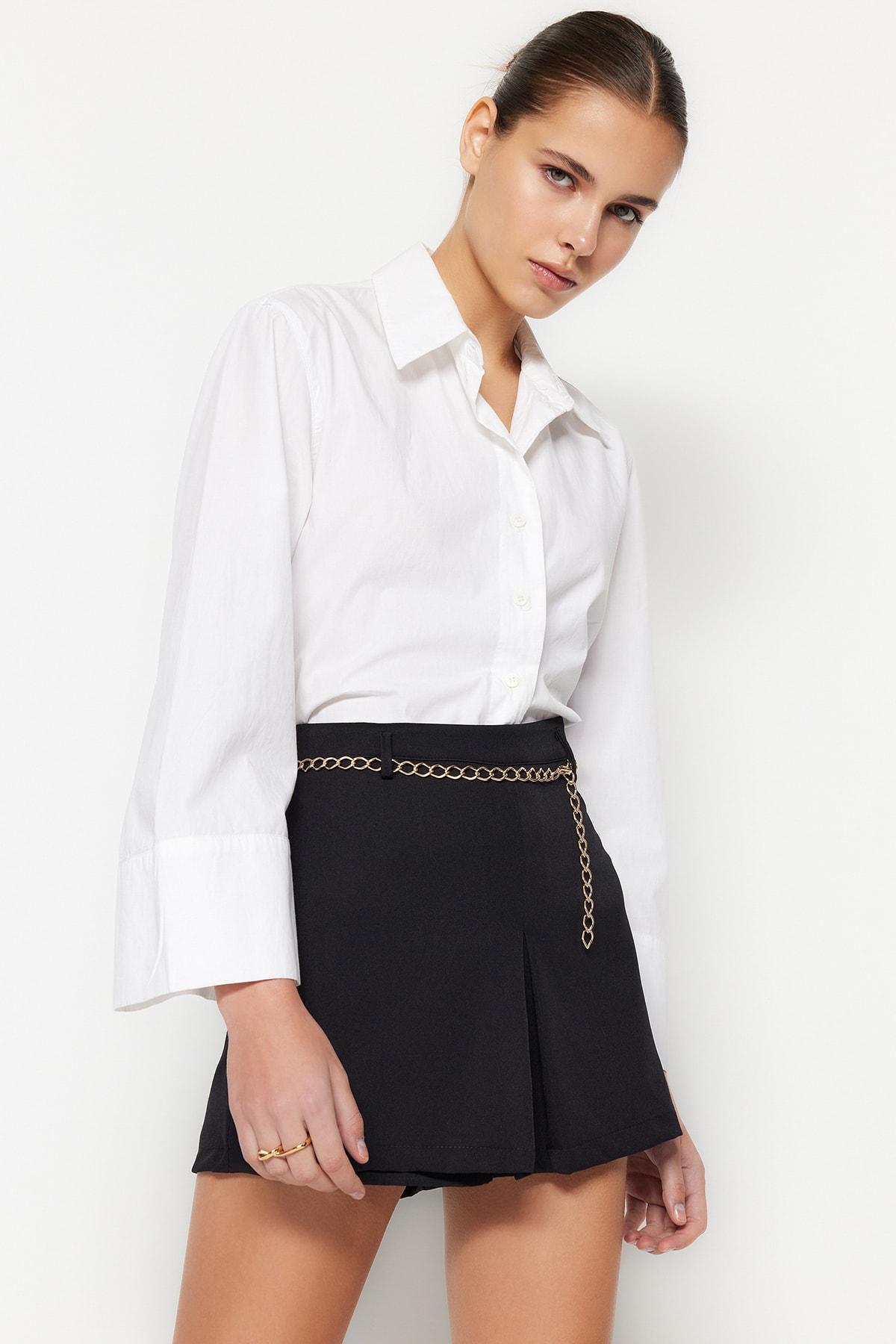 

Шорты - Черный - Высокая талия