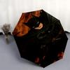 1pc Batman, Samurai Automatic Folding Umbrella - Compact 8-Rib Design, Durable Plastic & Iron1259L
