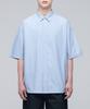 MUSINSA STANDARD Oversized Oxford Short Sleeve Shirt [Sky Blue]