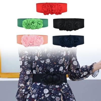 Elastic Waist Belt Chunky Wide Belt for Women for Dress Maxi