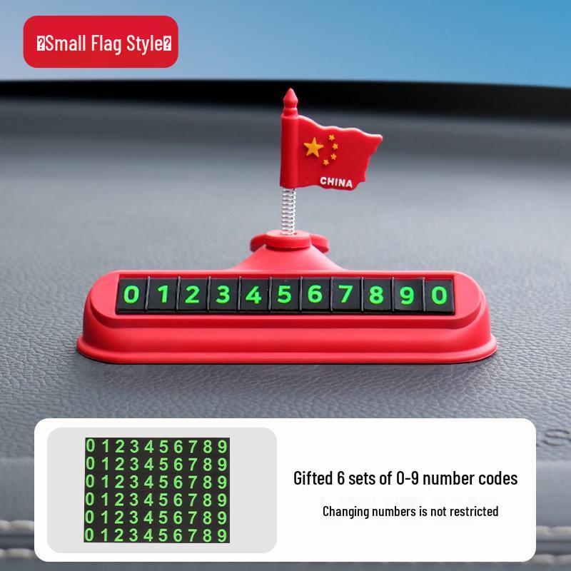 

Высококачественная временная табличка с номером телефона для парковки автомобиля из ПВХ, украшение на приборную панель