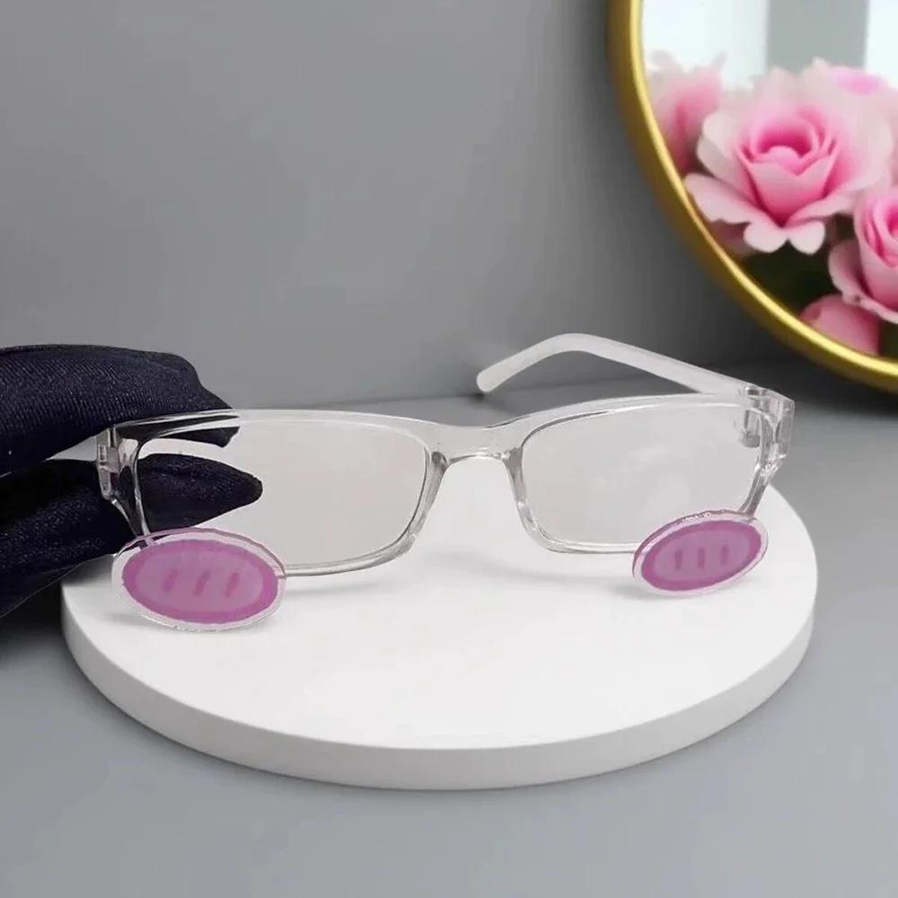 Latest Cute Blusher Glasses Anime Cosplay Kawaii Eye Wear Acrylic Transparent Stylish Classic Style Y2K Glasses Photography Accessories