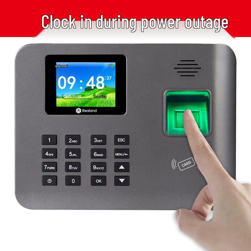 Realand Fingerprint and ID Card WiFi Cloud Attendance Machine