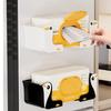 Handskformad Papperslådehållare Justerbar Pappersdispenser Väggmonterad Kylskåpshanddukshållare för Kök Badrum Kylskåp