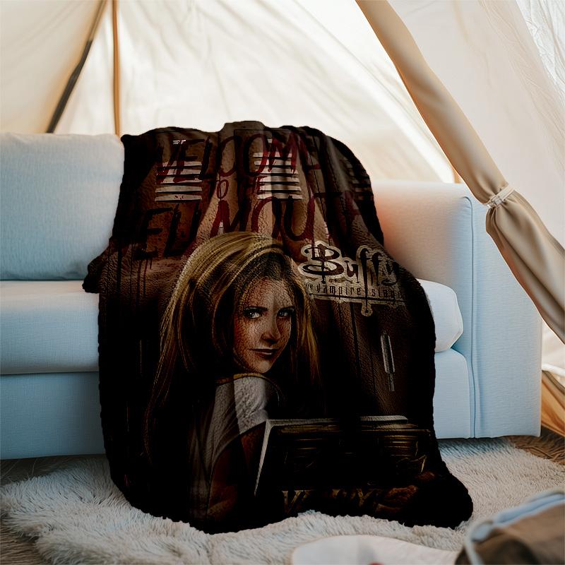 Buffy the Vampire Slayer1 Printed Throw Blanket—lightweight,soft,warm;versatile Blanket for All Seasons—perfect As &air-conditioning Throw,nap Blanket