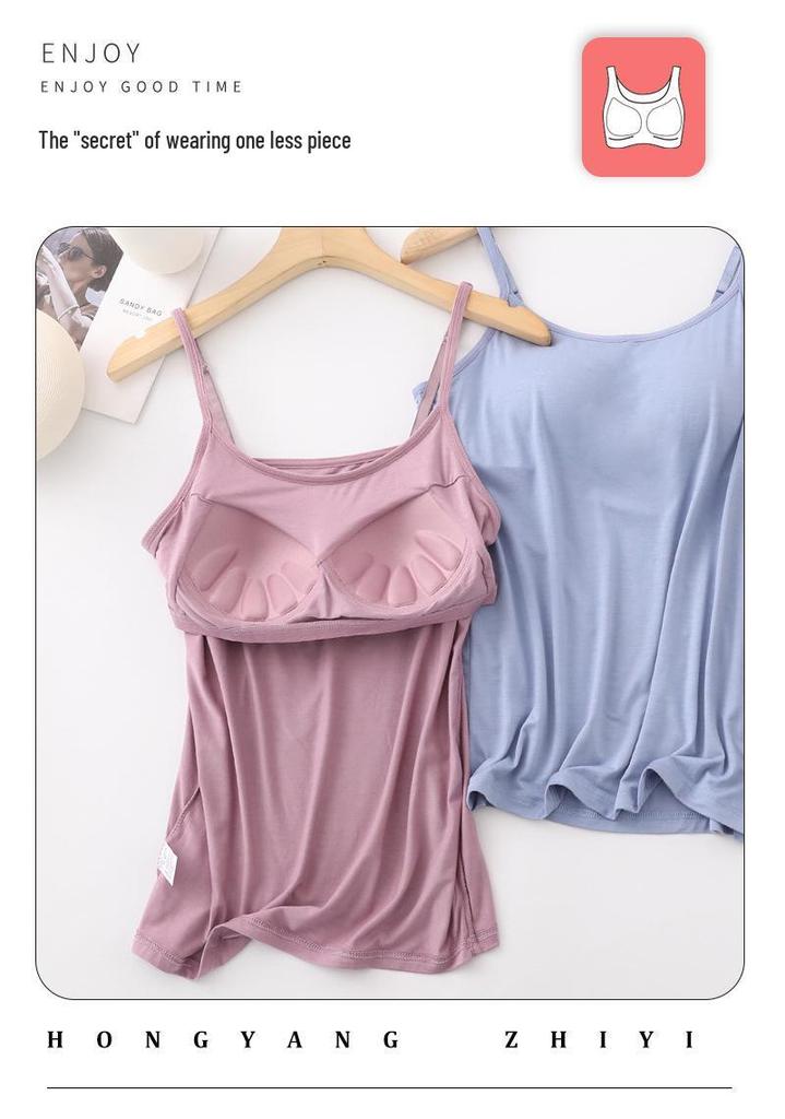 Damen-Schlankheits-Camisole mit integriertem BH und verstellbaren Trägern
