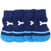 2Pairs Anti-Slip Dog Socks Cotton Pet Socks M Size Soft Comfortable Paw Protectors for Small Dogs Poodle Breathable