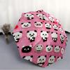 1pc Panda Party Auto Open/close, All-Season Portable Folding Umbrella for Women & Men, Travel, Everyday, Formal Events - 121