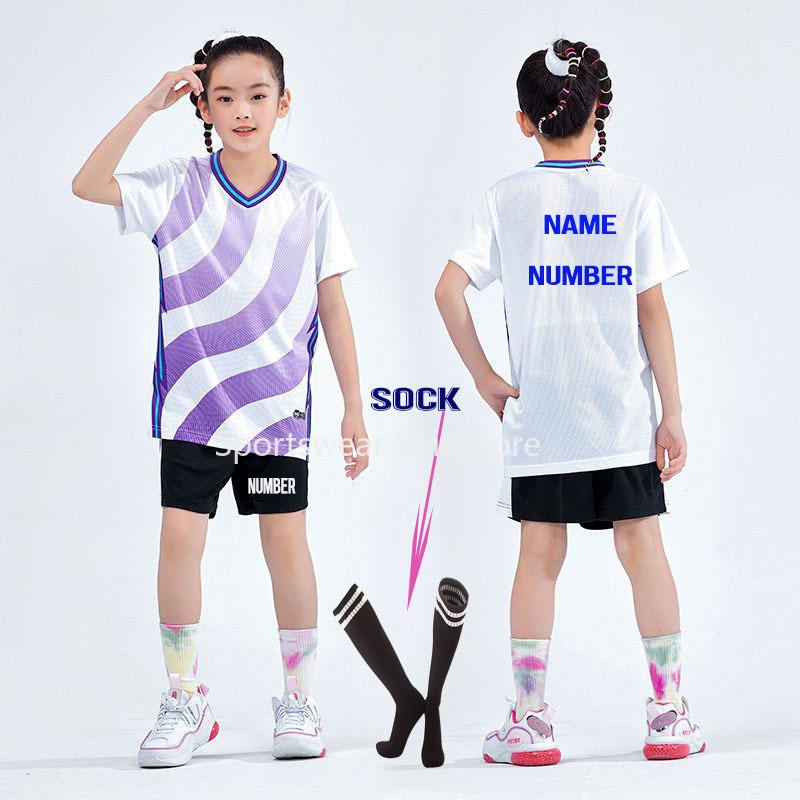 Boys Football Shirts Shorts With Pockets Boys Soccer Jerseys Suits Personalized Custom Children's Football Clothing Uniforms