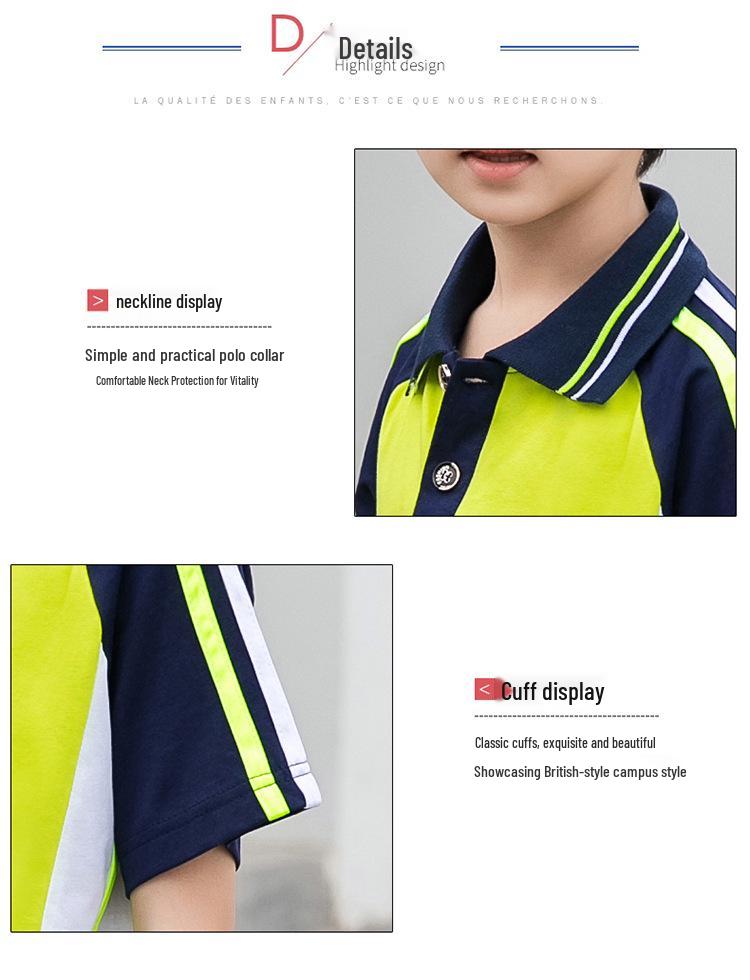 Men & Women Cotton Parent-Child Short Sleeve Sportswear Set - Summer Casual Outdoor Running & School Uniform