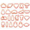 Plastic Clay Cutters Kits Earrings Ceramic Craft Cutting Mold Baking Tool Handmade DIY Jewelry Making Tools Cake Cookie