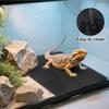 Reptile Terrarium Liner Tank Bedding for Bearded Dragon Leopard Gecko Snake Turtle Easy Cut Amphibian Cage Mat Pad Carpet Base