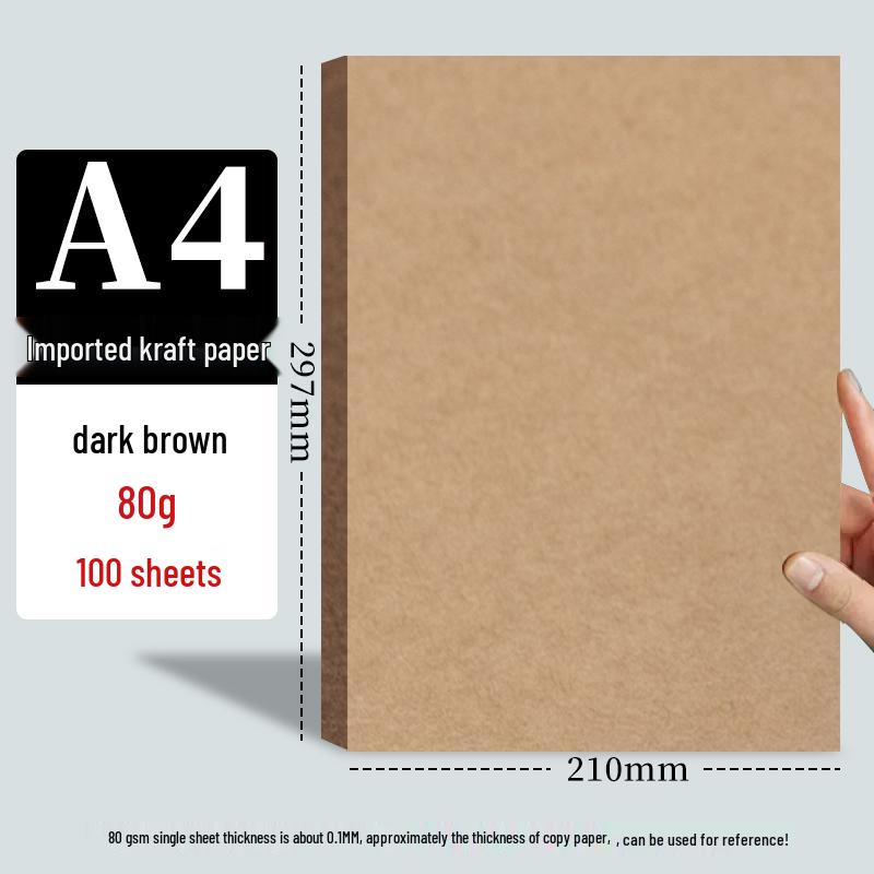 A5 Kraftový papír a A4/A3 Karton pro dětskou tvorbu - Zesílený, Univerzální & Odolný